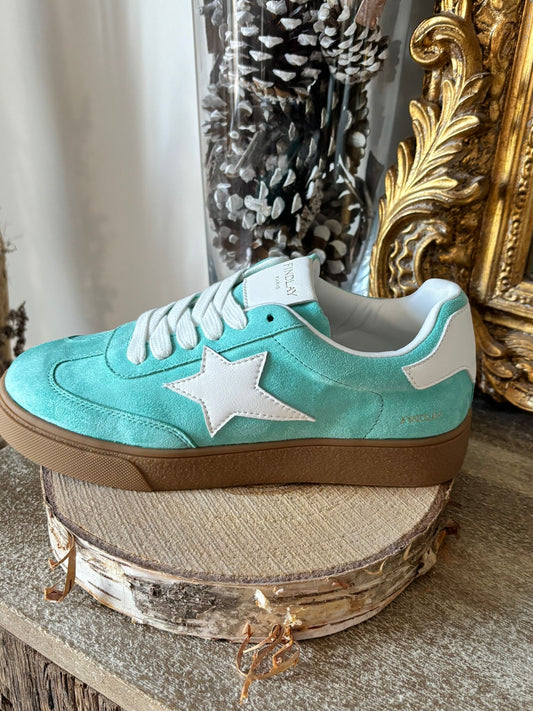 Sneakers menthe étoile Findlay Paris – tendance printemps